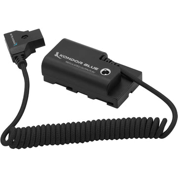 Kondor Blue D-Tap Power Cable to Sony L-Series Dummy Battery (Blue) - Copy