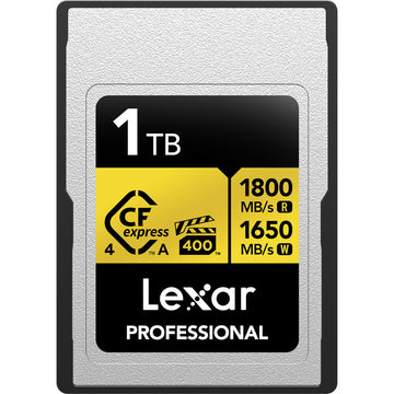Lexar 512GB Professional GOLD CFexpress 4.0 Type A Memory Card - Copy