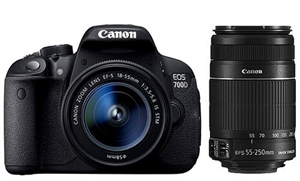 Canon Eos 700d Twin Is Lens Kit 18 Megapixel Digital Slr Camera