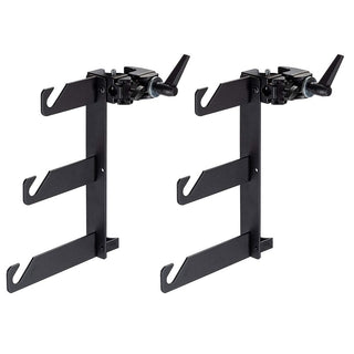 Manfrotto 044 Background Holder Hooks and Super Clamps for 3 Backgrounds - Set of 2