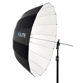Xlite 85cm Deep Parabolic Black / White Umbrella - Ex-Display (No Retail Box)