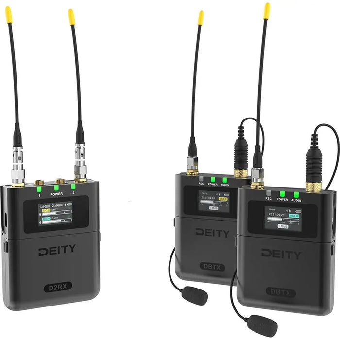 Deity Microphones Theos Digital 2-Person Camera-Mount Wireless Omni Lavalier Microphone System