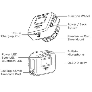 Deity Microphones TC-1 Wireless Bluetooth Timecode Generator Box
