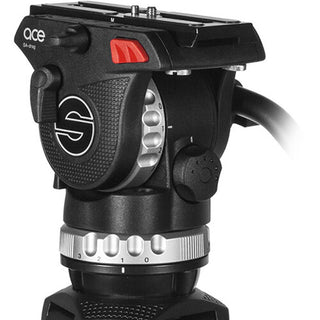 Sachtler Ace M Fluid Head with 2-Stage Aluminum Tripod & Mid-Level Spreader