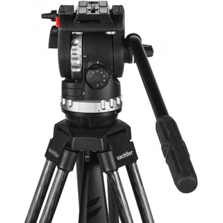 Sachtler Ace XL MS AL with Fluid Head, Ace 75/2 D Tripod, Mid-Level Spreader & Bag