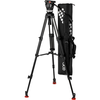 Sachtler Ace XL MS AL with Fluid Head, Ace 75/2 D Tripod, Mid-Level Spreader & Bag