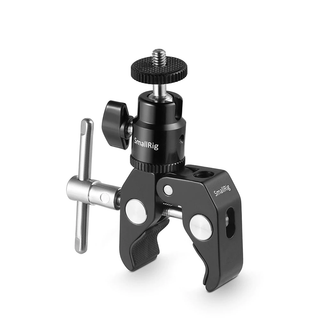 SmallRig 1124 Clamp Mount with 1/4" Screw Ball Head Mount