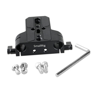 SmallRig 1674 Baseplate with Dual 15mm Rod Clamp