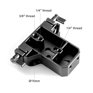 SmallRig 1674 Baseplate with Dual 15mm Rod Clamp