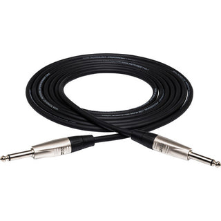 Hosa HPP010 Unbalanced REAN 1/4" M to 1/4" M TS Cable - 10'
