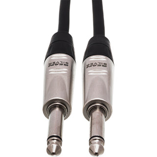 Hosa HPP010 Unbalanced REAN 1/4" M to 1/4" M TS Cable - 10'