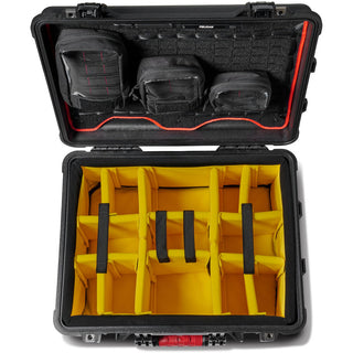 Pelican 1560 Protector Studio Case with Divider Set and Lid Organizer (Black)