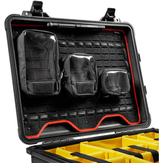 Pelican 1560 Protector Studio Case with Divider Set and Lid Organizer (Black)