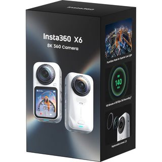 Insta360 X6 360° 8K Camera Essentials Bundle (Arctic White)