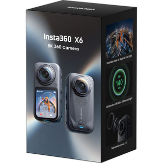 Insta360 X6 360° 8K Camera Essentials Bundle (Midnight Black)