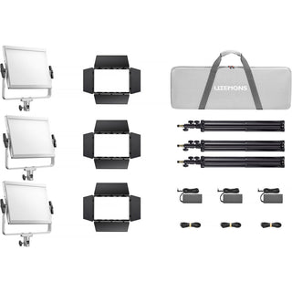 Godox Litemons LP400Bi Bi-Color LED Light Panel (3-Light Kit)