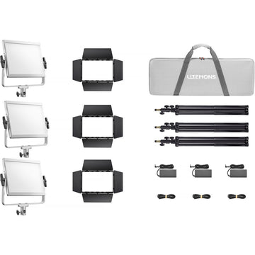 Godox Litemons LP400Bi Bi-Color LED Light Panel (3-Light Kit)