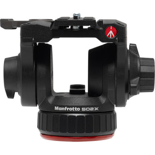 Manfrotto 502X Fluid Video Head & MVTTWINMA Aluminum Tripod with Mid-Level Spreader