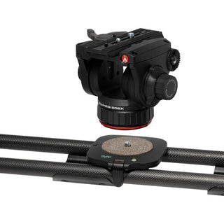Manfrotto 502X Fluid Video Head & MVTTWINMA Aluminum Tripod with Mid-Level Spreader