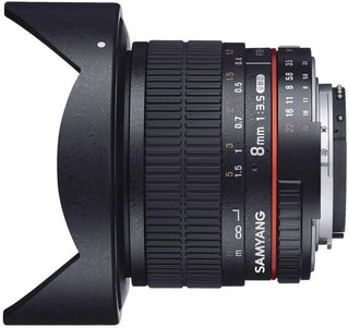 Samyang 8mm f/2.8 Fisheye II Lens for Canon EF-M Mount