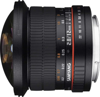 Samyang 12mm f/2.8 ED AS NCS Fisheye Lens for Canon EF Mount