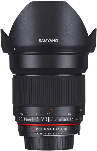 Samyang 16mm f/2.0 ED AS UMC CS Lens for Canon EF-M Mount