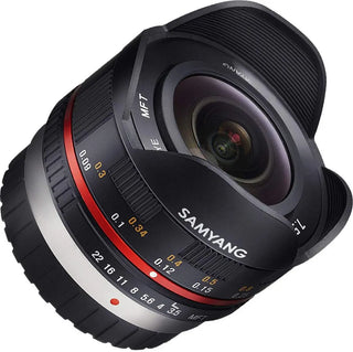 Samyang 7.5mm F3.5 Fisheye UMC II APS-C MFT Camera Lens (Black)