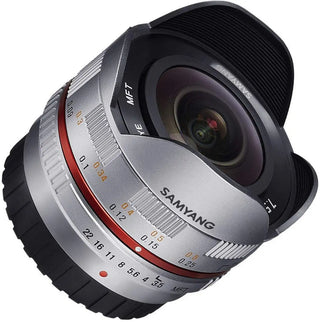 Samyang 7.5mm F3.5 Fisheye UMC II APS-C MFT Camera Lens (Silver)