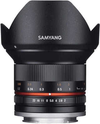 Samyang 12mm F2.0 NCS CS MFT Camera Lens (Black)