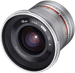 Samyang 12mm F2.0 NCS CS MFT Camera Lens (Silver)