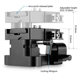 SmallRig 2092 Universal 15mm LWS Support Baseplate with Quick Release Plate