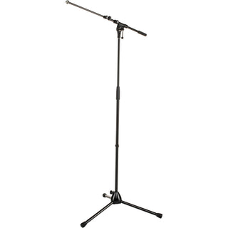 K&M 210/9 Tripod Microphone Stand with Telescoping Boom (Black)