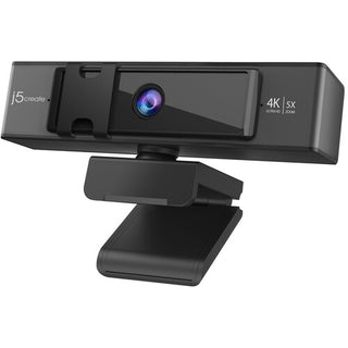 J5create USB 4K Ultra HD Webcam with 5X Digital Zoom and Remote Control