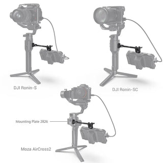 SmallRig 2889 Adjustable Monitor Mount for Select Handheld Gimbal Stabilisers