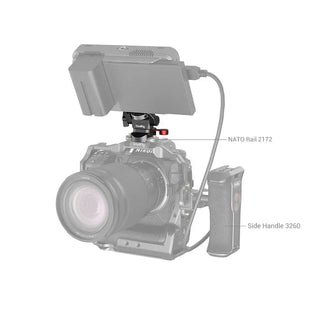 SmallRig 2906B Swivel and Tilt Adjustable Monitor Mount with NATO Clamp Mount