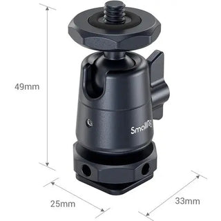 SmallRig 2948B Mini Ball Head with Removable Cold Shoe Mount (Pair)