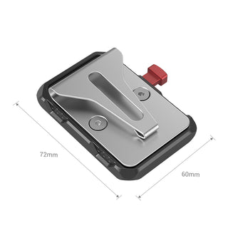 SmallRig 2990 Mini V-Mount Battery Plate with Belt Clip