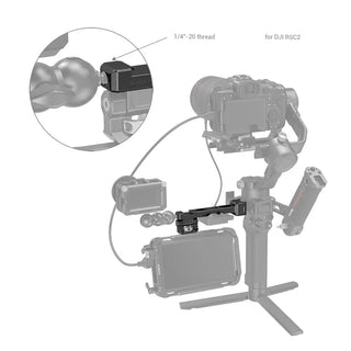 SmallRig 3026B Monitor Mount with NATO Clamp for DJI RS 2/RSC 2/RS 3/RS 3 Pro/RS 4/RS 4 Pro