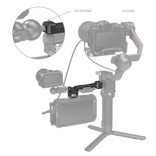 SmallRig 3026B Monitor Mount with NATO Clamp for DJI RS 2/RSC 2/RS 3/RS 3 Pro/RS 4/RS 4 Pro