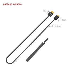 SmallRig 3041 Ultra-Slim Mini-HDMI to HDMI Cable (55cm)