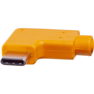 Tether Tools 50cm TetherPro USB 3.0 Type-A to Type-C Right Angle Adapter Cable (High-Visibility Orange)