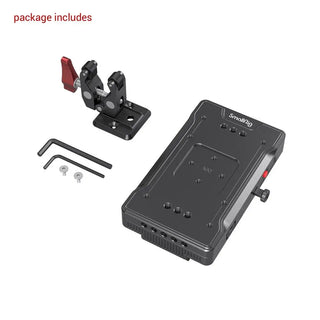 SmallRig 3202 V-Mount Battery Adapter Plate with Crab-Shaped Clamp