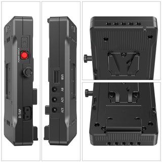 SmallRig 3204 V-Mount Battery Adapter Plate with 15mm LWS Rod Clamp & Adjustable Arm