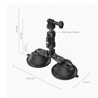 SmallRig 3566 Portable Dual Suction Cup Camera Mount SC-2K