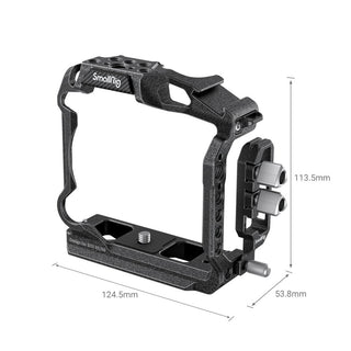 SmallRig 3656 Black Mamba Half Cage and Cable Clamp for Canon EOS R5 C/R5/R6