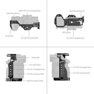 SmallRig 3669D Advanced Cage Kit for Sony a7 V/a7R V/a7 IV/a7S III