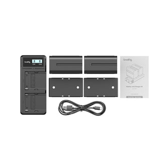 SmallRig 3823 NP-F970 Dual-Battery and Charger Kit