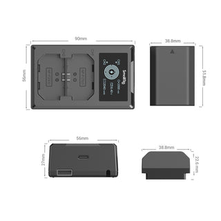 SmallRig 3824 NP-FZ100 Dual-Battery and Charger Kit