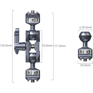 SmallRig 3873 Magic Arm with Dual Ball Heads (1/4"-20 Screws)