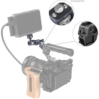 SmallRig 3874 Magic Arm with Dual Ball Heads (1/4"-20 and 3/8"-16 ARRI Locating Screws)